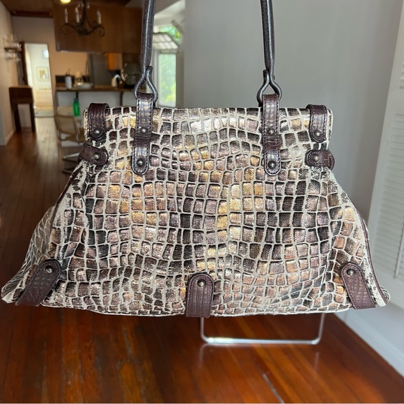 Fendi Croc print vintage purse - Picture 3 of 7